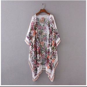Gorgeous Boho Floral print Kimono